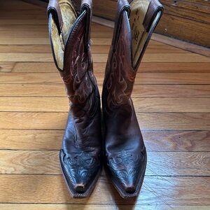 Tony Lama Brown Cowboy Boots